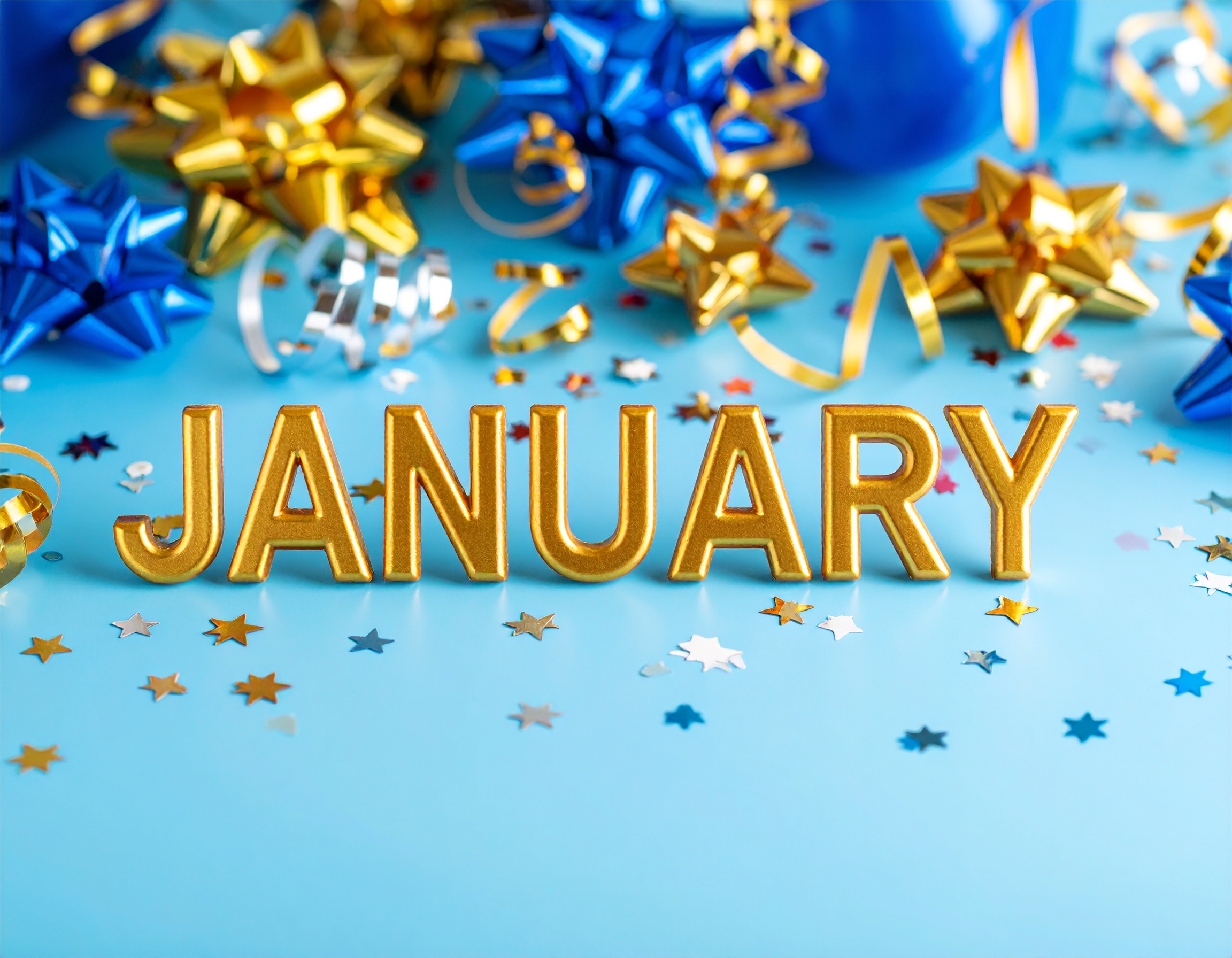 January birthday decorations